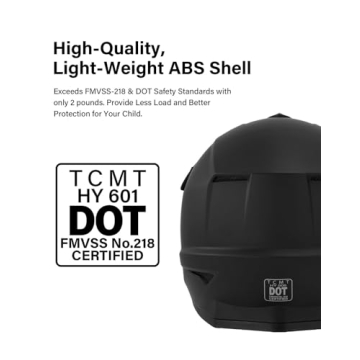 TCT-MOTORPARTS Youth Motocross Helmet - Safe & Stylish