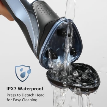 GDKLXL Waterproof Electric Razor with Fast Charge and Trimmer