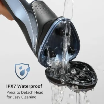 GDKLXL Waterproof Electric Razor with Fast Charge and Trimmer