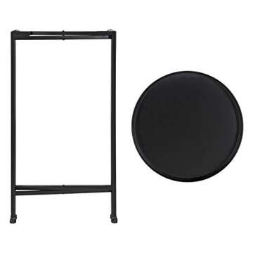 Elegant Kate and Laurel Celia Round Accent Table - Black