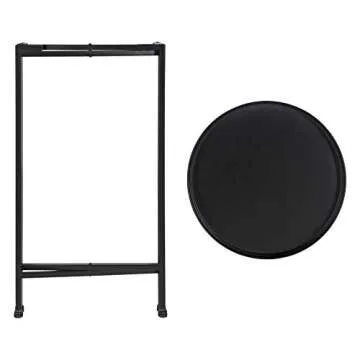 Elegant Kate and Laurel Celia Round Accent Table - Black