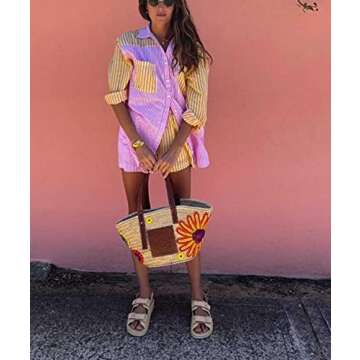 Comfortable Women’s 2-Piece Loungewear Set in Yellow Pink