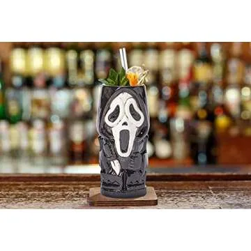 Scream Ghostface Geeki Tikis Horror Mug - 19-oz Ceramic Coffee Or Tea Cup