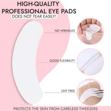 3D Beauty Biogel Eye Pads for Eyelash Extensions