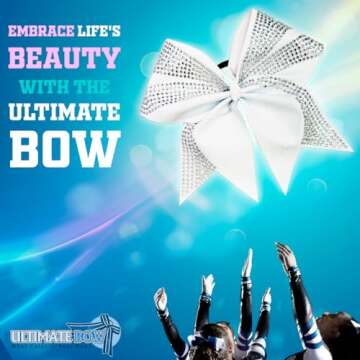 Children's Hope Childhood Cancer Awareness Cheer Hair Bow