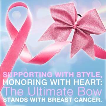 Children's Hope Childhood Cancer Awareness Cheer Hair Bow