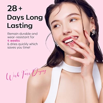 MODELONES Gel Nail Kit with 48W LED Light for Home Manicure