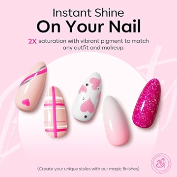 MODELONES Gel Nail Kit with 48W LED Light for Home Manicure