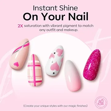 MODELONES Gel Nail Kit with 48W LED Light for Home Manicure