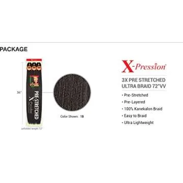 Outre X-Pression Kanekalon Braiding Hair 72" - 5pack