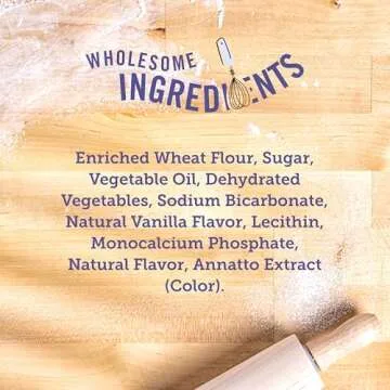 Three Dog Bakery Birthday Confetti Lick’n Crunch! - Dog Friendly Birthday Cookies, Cake-Flavored Dog Treats, Celebratory Cookie for Puppies