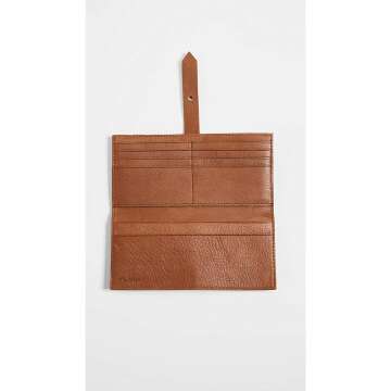 Madewell Women's Leather Post Wallet - Chic Design
