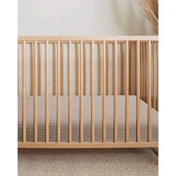 Soft Muslin Cotton Crib Sheets for Baby Comfort