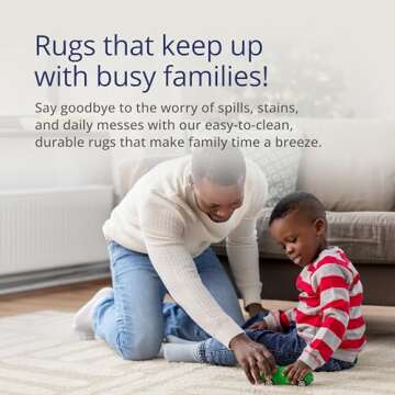 Abani Nuevo Collection Area Rug - Stylish & Durable