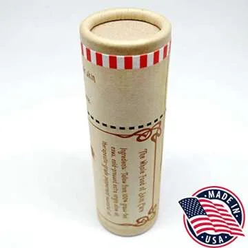 Vintage Tradition Moisturizing Beef Tallow Lip Balm – Tube Lip Moisturizer with Peppermint Essenti...