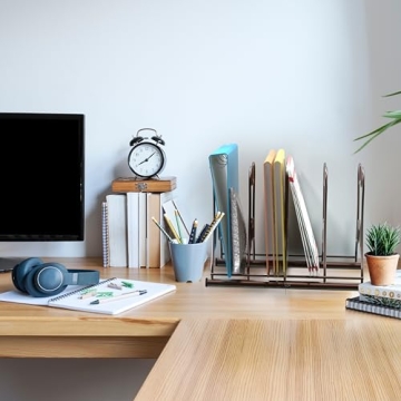 Simple Houseware Pot and Pan Organizer Holder Rack - Bronze