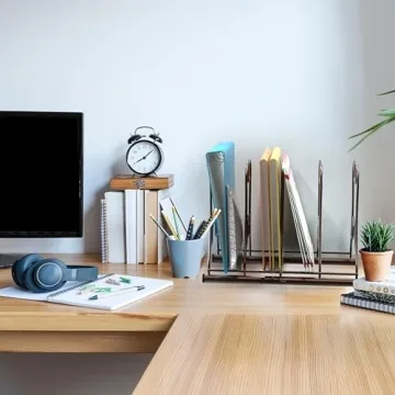 Simple Houseware Pot and Pan Organizer Holder Rack - Bronze