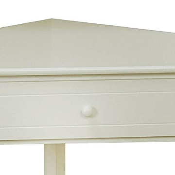 Elegant Giantex Corner Desk with Drawer and Storage Shelf