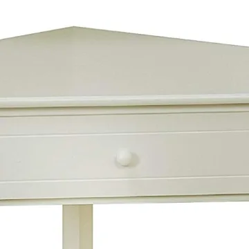 Elegant Giantex Corner Desk with Drawer and Storage Shelf