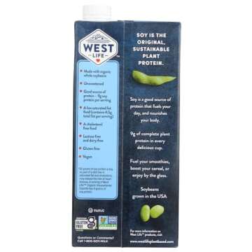 Westsoy Organic Unsweetened Soymilk - Nutrient Rich & Delicious