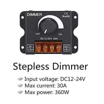 LED Light Strip Dimmer for Adjustable Brightness Control