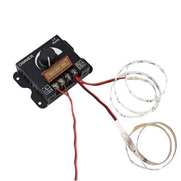 LED Light Strip Dimmer for Adjustable Brightness Control