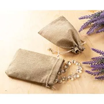 Jute Drawstring Bags Ideal for Wedding Favors & Gifts