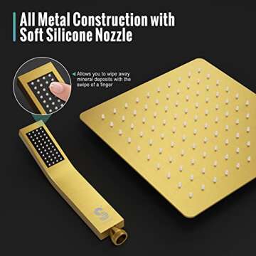 SR SUN RISE Shower System - Luxurious High Pressure Shower Set