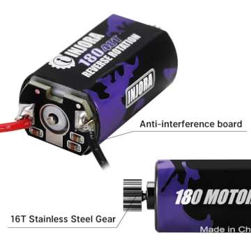 INJORA 48T 180 Brushed Motor for RC Car Upgrade
