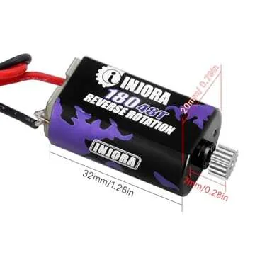 INJORA 48T 180 Brushed Motor for RC Car Upgrade