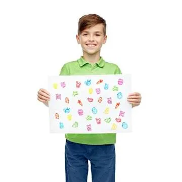 Vibrant Giraffe Easter Egg Stampers for Kids Fun