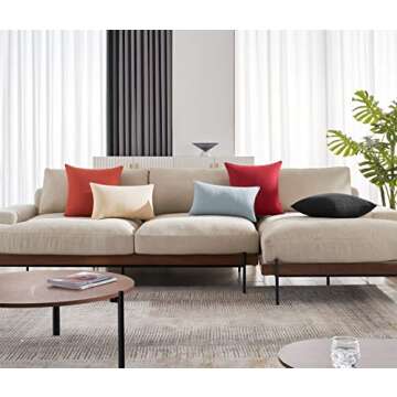 Mixhug Linen Pillow Covers: Farmhouse Aesthetic Decor