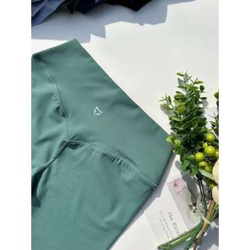 TOMTIGER Women's Yoga Shorts - Comfortable High Waist Biker