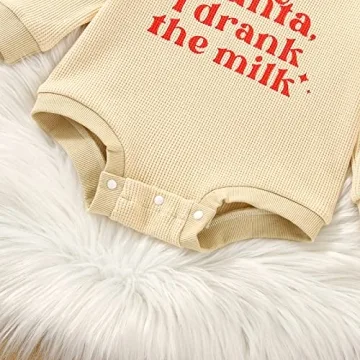 Santa Baby Romper for Newborns - Festive Comfort Outfit