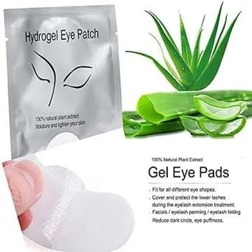 Chargenyang Eyelash Extension Gel Patches 50 Pack Comfort