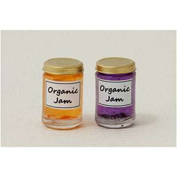 Silicone Mold, 1:12 Scale Miniature Round Transparent Jar Silicone Resin Casting Mold, for UV Resin, Epoxy and Clay, Nisshin Associates 1039