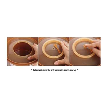 e-jen Premium Kimchi Container for Perfect Fermentation