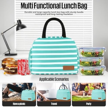 douyadady Insulated Lunch Bag for Stylish Lunches