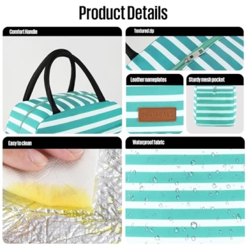 douyadady Insulated Lunch Bag for Stylish Lunches