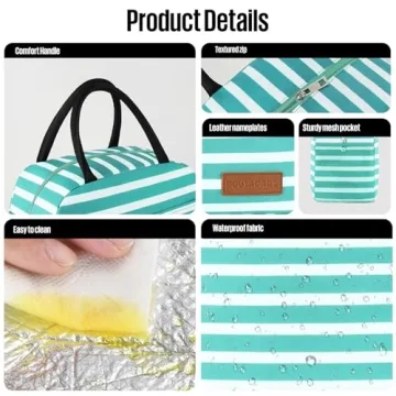 douyadady Insulated Lunch Bag for Stylish Lunches