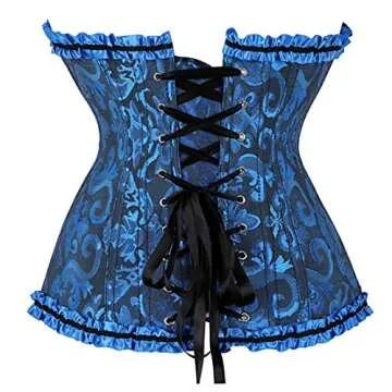 Stylish Plus Size Corset Top for Cosplay and Events