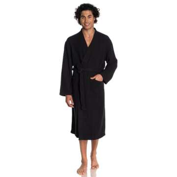 ORMES Unisex Turkish Cotton Bathrobe - Soft & Eco-Friendly