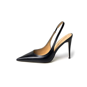 FSJ Women's Chic Pointed Toe Stiletto Pumps High Heels for Parties & Office