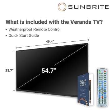 SunBrite Outdoor 55-inch 4K HDR Television for All Weather