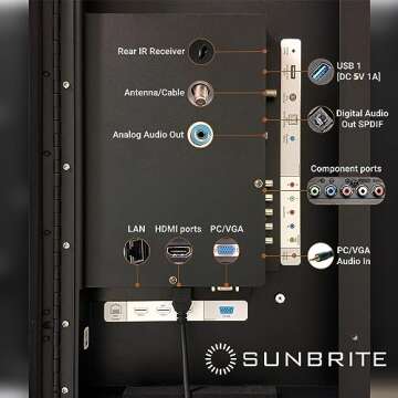 SunBrite Outdoor 55-inch 4K HDR Television for All Weather