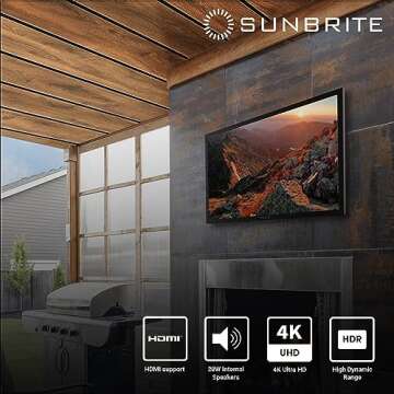 SunBrite Outdoor 55-inch 4K HDR Television for All Weather