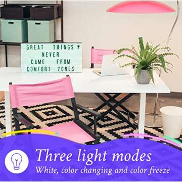 My Cinema Lightbox - XXL Letter Board 24" x 12" - 3 Modes Light Box Light Up Letter Sign - White LED Lightbox for Movie Theatre Decor - Letter Board Sign with 160 Letters, Numbers and Symbols