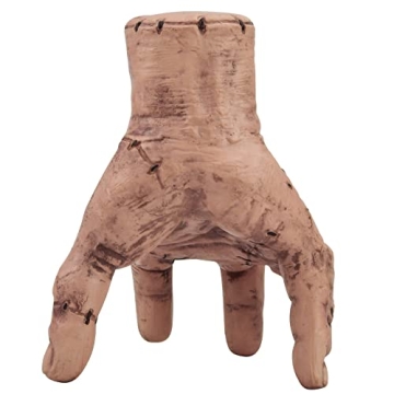 Abitoncc Thing Fake Hand Scary Realistic Crawling Hands Costume Props Halloween Gothic Home Decor for Wed Fans Collector
