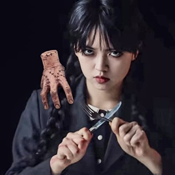 Abitoncc Thing Fake Hand Scary Realistic Crawling Hands Costume Props Halloween Gothic Home Decor for Wed Fans Collector