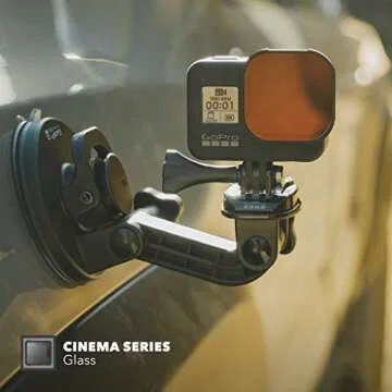 PolarPro - Shutter Collection - Filters for GoPro Hero 8* - ND8 - ND16 - ND32 - Neutral Density Filters - Ideal for mid-Day or Bright environments - CinemaSeries